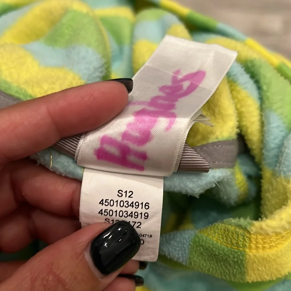 The North Face Girls Striped Glacier Full Zip Hoodie Size‎ Large (14/16)